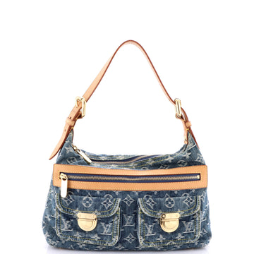 Louis Vuitton Baggy Handbag Denim PM