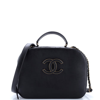 Chanel Coco Curve Vanity Case Calfskin and Quilted Goatskin Medium