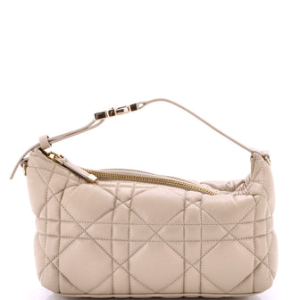 Christian Dior DiorTravel Nomad Pouch Macrocannage Quilt Calfskin Medium