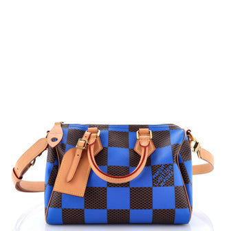 Louis Vuitton Speedy Bandouliere Bag Damier Pop 25