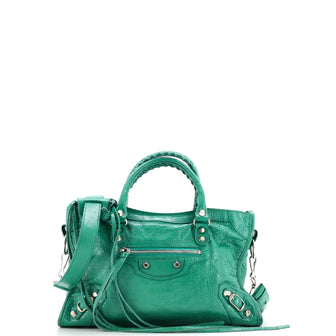 Balenciaga City Classic Studs Bag Leather Small