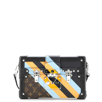 Louis Vuitton Petite Malle Handbag Limited Edition Monogram Canvas