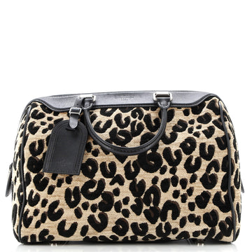 Louis Vuitton Speedy Handbag Limited Edition Stephen Sprouse Leopard Chenille