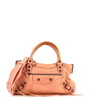 Balenciaga First Classic Studs Bag Leather