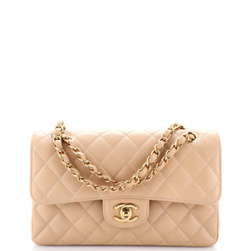 Chanel Classic Double Flap Bag Quilted Caviar Small