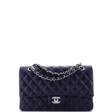Chanel Classic Double Flap Bag Quilted Caviar Medium