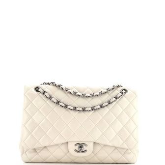 Chanel Classic Single Flap Bag Quilted Lambskin Maxi