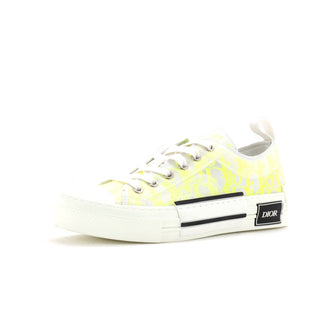 Christian Dior Men's B23 Cap Toe Low-Top Sneakers Oblique Technical Canvas