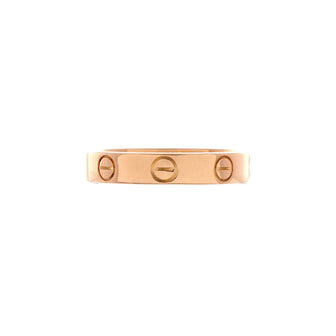 Cartier Love Wedding Band Ring 18K Rose Gold
