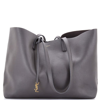 Saint Laurent Shopper Tote Leather Large