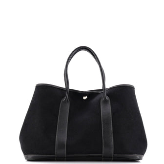 Hermes Garden Party Tote Toile and Leather 36