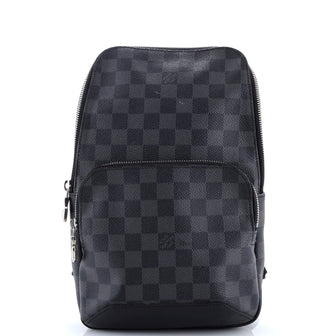 Louis Vuitton Avenue Sling Bag Damier Graphite