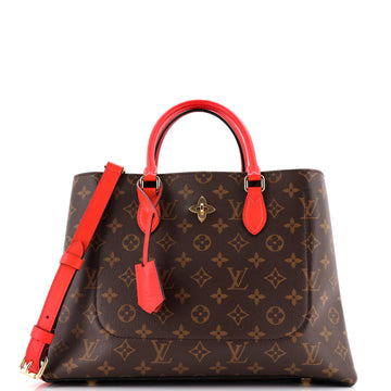 Louis Vuitton Flower Tote Monogram Canvas with Leather
