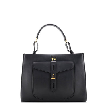 Tom Ford T Twist Top Handle Bag Leather Small
