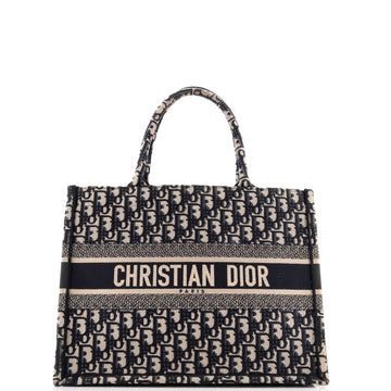 Christian Dior Book Tote Oblique Canvas Medium