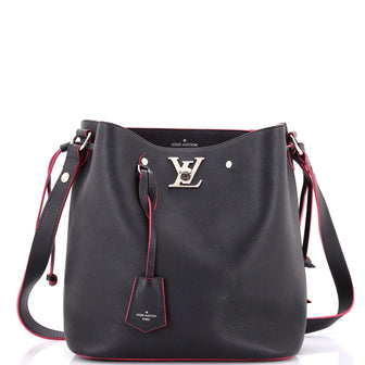 Louis Vuitton Lockme Bucket Bag Leather