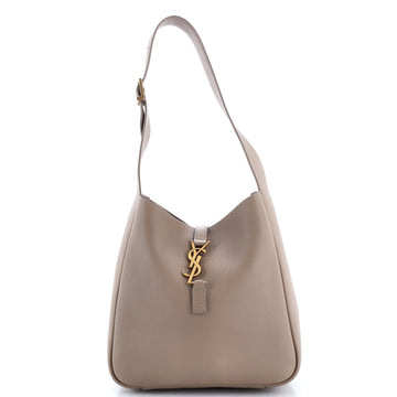 Saint Laurent Le 5 a 7 Supple Hobo Leather Small