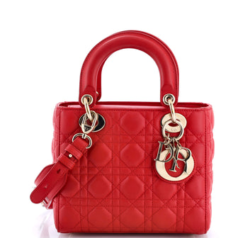 Christian Dior My Lady Dior Bag Cannage Quilt Lambskin