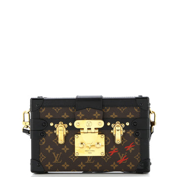 Louis Vuitton Petite Malle Handbag Monogram Canvas