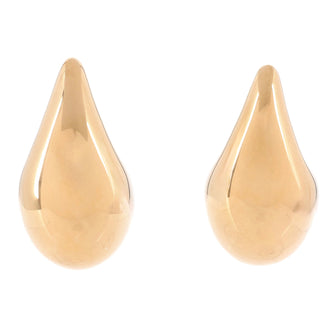 Bottega Veneta Drop Earrings Gold Plated Sterling Silver Large