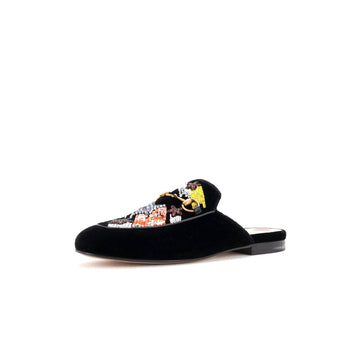 Gucci Women's Princetown Mules Embellished Velvet