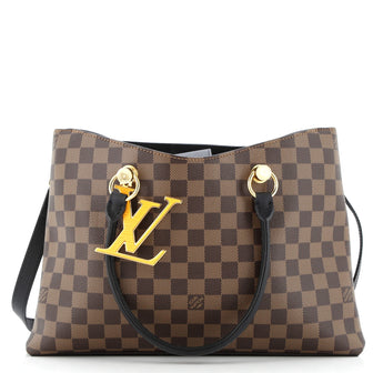 Louis Vuitton LV Riverside Handbag Damier with Leather