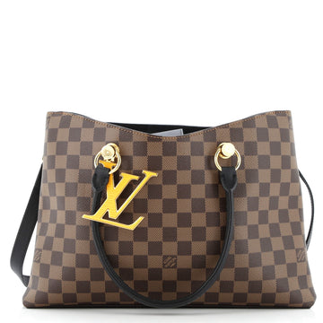Louis Vuitton LV Riverside Handbag Damier with Leather