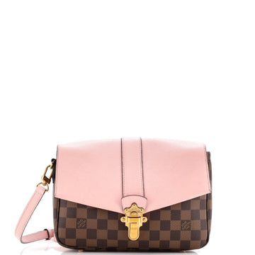 Louis Vuitton Clapton Handbag Damier and Leather PM