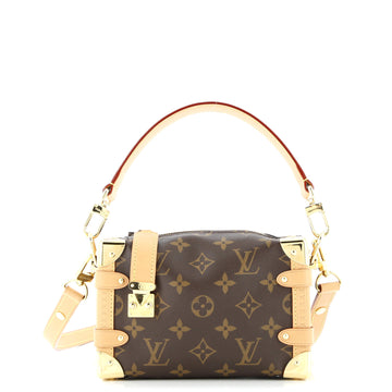 Louis Vuitton Side Trunk Handbag Monogram Canvas PM