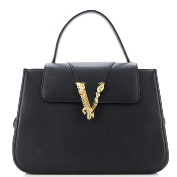 Versace Virtus Top Handle Bag Leather Medium