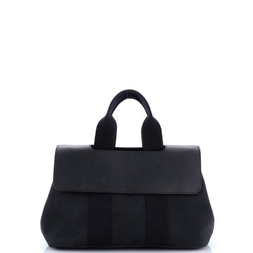 Hermes Valparaiso Bag Toile and Leather PM