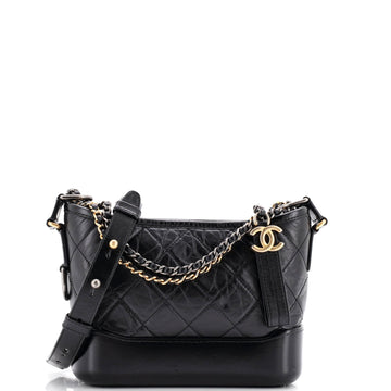Chanel Gabrielle Hobo Quilted Aged Calfskin Small