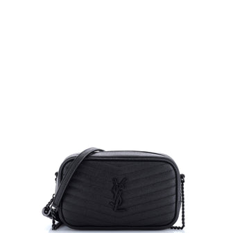 Saint Laurent Lou Camera Bag Matelasse Chevron Leather Mini