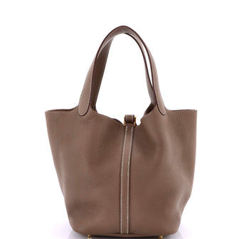 Hermes Picotin Lock Bag Clemence MM