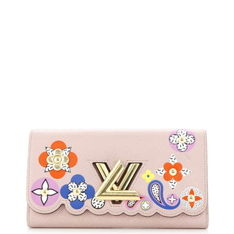 Louis Vuitton Twist Wallet Limited Edition Floral Patchwork Epi Leather
