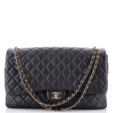 Chanel XXL Travel Flap Bag Quilted Calfskin Small