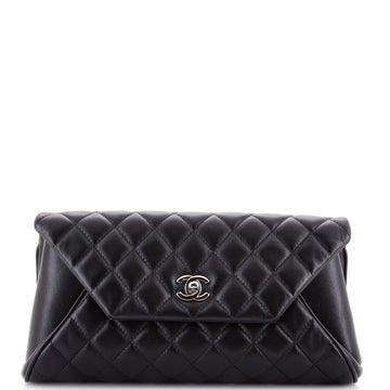 Chanel Fold Up Again Clutch Quilted Lambskin