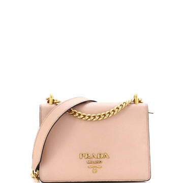Prada Chain Flap Bag Saffiano Leather Small