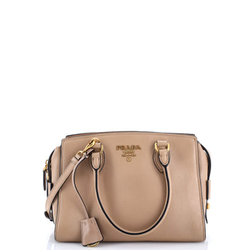 Prada Top Handle Satchel Glace Calf Small