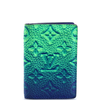 Louis Vuitton Pocket Organizer Limited Edition Illusion Monogram Taurillon Leather