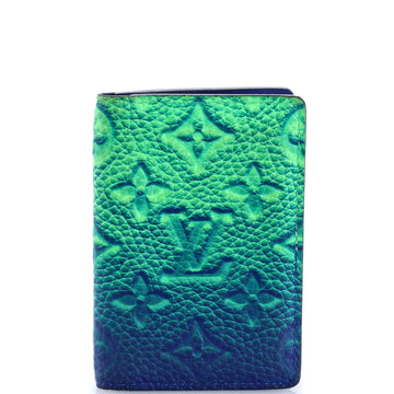 Louis Vuitton Pocket Organizer Limited Edition Illusion Monogram Taurillon Leather