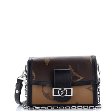 Louis Vuitton Dauphine Shoulder Bag Reverse Monogram Giant MM