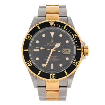 Rolex Oyster Perpetual Submariner Date Automatic Watch Stainless Steel and Cerachrom with Yellow Gold 40