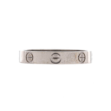 Cartier Love Wedding Band Ring 18K White Gold