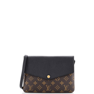 Louis Vuitton Twice Handbag Monogram Canvas and Leather