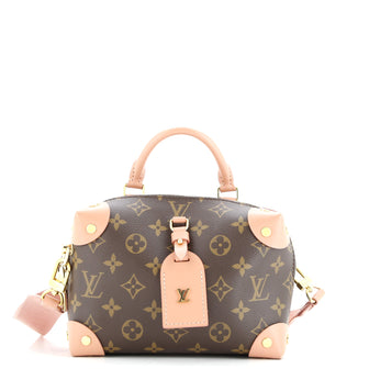 Louis Vuitton Petite Malle Souple Handbag Monogram Canvas