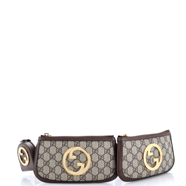 Gucci Blondie Multi Pocket Belt Bag GG Coated Canvas 352945