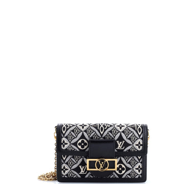 Louis Vuitton Dauphine Shoulder Bag Limited Edition Since 1854 Monogram Jacquard Mini