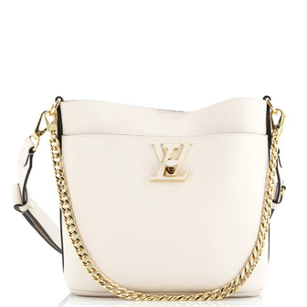 Louis Vuitton Lock and Walk Bucket Bag Leather