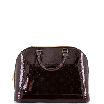 Louis Vuitton Alma Handbag Monogram Vernis PM